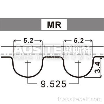 Ceinture de distribution pour Toyota Land Cruiser